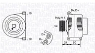 Alternatory - MAGNETI MARELLI Alternator 063377027010 - miniaturka - grafika 1
