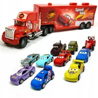 Samochody i pojazdy dla dzieci - Maniek Auto Tir Duża Laweta 48cm + 6x Auta Cars - miniaturka - grafika 1