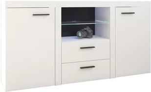 Komoda do salonu Rumba L nowoczesny Barek + Led - Komody - miniaturka - grafika 1