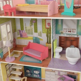 KidKraft Domek Drewniany Dla Lalek Poppy 65959 - Domki dla lalek - miniaturka - grafika 3