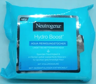 Neutrogena Hydro Boost Chusteczki Oczyszczające 25 - Chusteczki do demakijażu - miniaturka - grafika 1