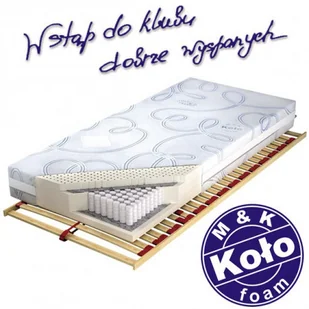 M&K Foam KOŁO SPACE 1000s - M&K KOŁO, 100x200 - Materace - miniaturka - grafika 1
