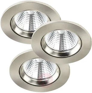 Nordlux Spot do zabudowy LED Freemont 2 700 K 3 szt. stal - Oprawy, klosze i abażury - miniaturka - grafika 1