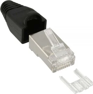 InLine Wtyczka RJ45 8P8C czarny 100 szt 74590S 74590S - Wtyczki i adaptery - miniaturka - grafika 1