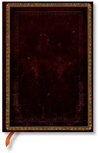 PAPERBLANKS Notatnik B6 Black Moroccan Midi - Szkolne artykuły papiernicze - miniaturka - grafika 1