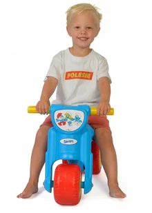 Wader 64332 Motorek Rowerek Biegowy Smerfy Jeździk - Jeździki dla dzieci - miniaturka - grafika 2