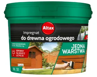 Altax impregnat do drewna ogrodowego, cedr, 10 l - Farby i impregnaty do drewna - miniaturka - grafika 1