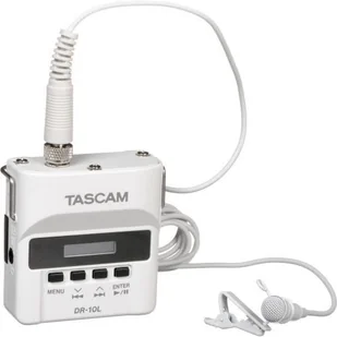 Tascam DR-10L White - rejestrator dźwięku (biały) - Inne akcesoria muzyczne - miniaturka - grafika 1