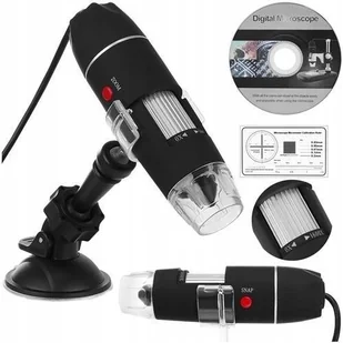 Mikroskop Cyfrowy Usb Przybliżenie 1600x 2Mp 8 Led - Mikroskopy i lupy - miniaturka - grafika 1