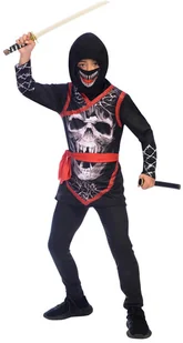 AMSCAN Kostium dziecięcy Czerwony Ninja 9905057 - Stroje karnawałowe - miniaturka - grafika 1