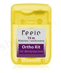 POZOSTALI FEELO zestaw ortodotyczny w kosmetyczce żółty - Produkty na nieświeży oddech - miniaturka - grafika 6