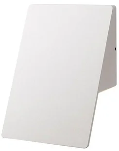 Eko-Light Biała lampa LED PLAIN na elewację 096 - biały - Lampy ogrodowe - miniaturka - grafika 1