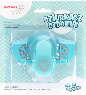 BREWIS Dziurkacz ozdobny 2.5cm Buźka/4 brzegowy - Przybory szkolne - miniaturka - grafika 1