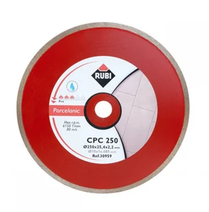 RUBI tarcza tnąca CPC PRO 250mm na mokro 30959 - Tarcze do pił - miniaturka - grafika 1