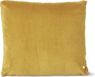 Ferm Living Poduszka Corduroy musztardowa 100277301 - Poduszki dekoracyjne - miniaturka - grafika 1