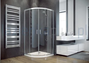 Besco Modern 185 80x80 grafitowe MP80185G - Kabiny prysznicowe - miniaturka - grafika 1