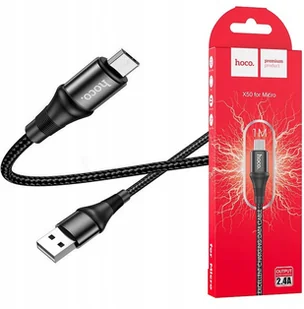 Hoco Kabel X50 Micro-USB Do Samsung Huawei 2,4A 1M - Kable USB - miniaturka - grafika 1