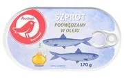 Auchan - szprot podwędzany w oleju - Konserwy i dania rybne - miniaturka - grafika 1