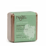 Mydła - NAJEL Mydło Aleppo z czerwoną glinką, 100g, - miniaturka - grafika 1
