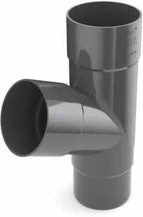 Cellfast Trójnik 63/63/63 mm PVC grafit - Rynny i akcesoria - miniaturka - grafika 1