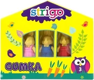Gumki biurowe - PUKKA Gumka do mazania Kroliczki 3szt - miniaturka - grafika 1
