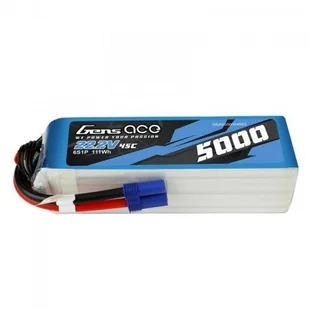 Gens ace Akumulator Gens Ace 5000mAh 22.2V 45C 6S1P - Akcesoria i części modelarskie - miniaturka - grafika 1