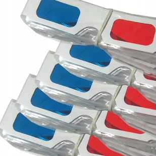 Anaglify - okulary 3D 100 sztuk red-cyan - Okulary 3D - miniaturka - grafika 1