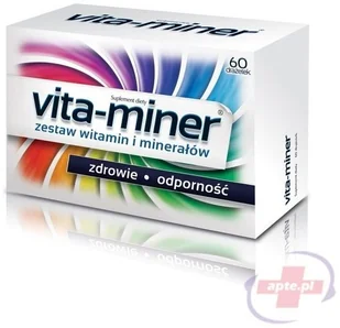 Aflofarm Vita-miner z luteiną 60 szt. - Witaminy i minerały - miniaturka - grafika 1