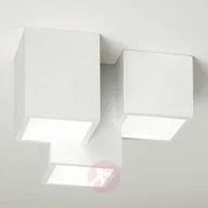 Lampy sufitowe - Sforzin Lampa sufitowa Heraea z trzema gipsowymi blokami - miniaturka - grafika 1