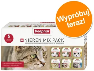 Beaphar Mieszany pakiet próbny dieta na nerki - 6 x 100g - Mokra karma dla kotów - miniaturka - grafika 1