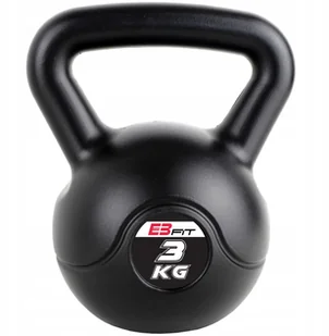 Kettlebell Kula Kettle 3kg Odważnik Hantla Fitness - Kettlebell - miniaturka - grafika 1