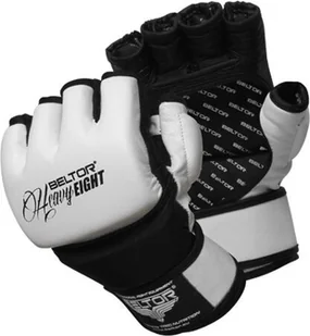 Beltor Beltor rękawice MMA Eight biało-czarne 455066 - Rękawice bokserskie - miniaturka - grafika 2