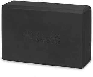 GAIAM Kostka do jogi z pianki ESSENTIALS  63516 grafitowa) - Klocki do jogi - miniaturka - grafika 1