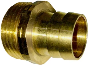 Złączka Mosiężna Uniwersal Na Wąż 3/4' Gz X 19 MM - Rury - miniaturka - grafika 1