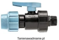 Inne akcesoria do nawadniania - Unidelta Zawór kulowy PE 25 - 3/4" GZ unidelta113 - miniaturka - grafika 1