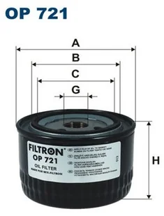 Filtron Filtr oleju OP721 Renault Trucks - Filtry oleju - miniaturka - grafika 1