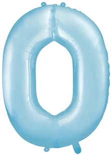 PartyDeco Balon foliowy Cyfra 0, 86cm, różowy FB1P-0-081 - Balony i akcesoria - miniaturka - grafika 7