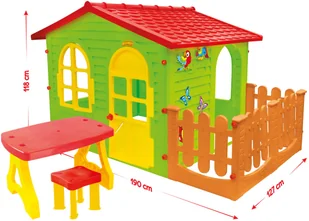 Mochtoys Mochtoys, domek ogrodowy, 11541 - Place zabaw - miniaturka - grafika 4