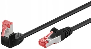 Kabel Lan Patchcord Cat 6 S/ftp 1x90 Czarny 3m - Patchcordy - miniaturka - grafika 3