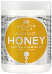 Kallos KJMN Honey maska do włosów naprawcza 1000ml - Maski do włosów - miniaturka - grafika 3