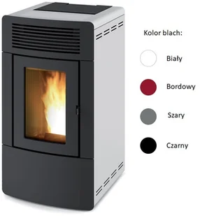 RED Piecyk na pellet Malva Multiair 10 kW - Piece wolnostojące - miniaturka - grafika 1