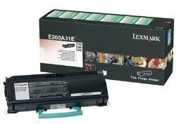 Lexmark Toner E26x E260A31E Black 3,5K - Dodatki do drukarek i skanerów - miniaturka - grafika 1