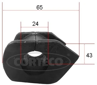 CORTECO Zawieszenie, stabilizator 49371779 - Łączniki stabilizatorów - miniaturka - grafika 1
