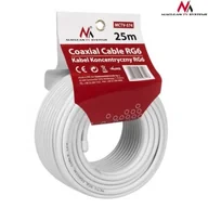 Kable - Maclean Kabel Antenowy 25m Beżowy MCTV-574 - miniaturka - grafika 1