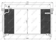 Chłodnice - NRF CHŁODNICA KLIMATYZACJI 35374 35374 - miniaturka - grafika 1
