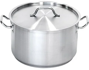 Stalgast Garnek średni d 400 mm 37,7 l z pokrywką | 12402 - Wyposażenie lokali gastronomicznych - miniaturka - grafika 1
