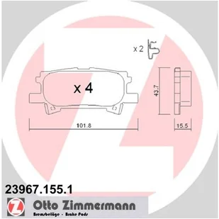Zimmermann (OTTO GMBH) (OTTO GMBH) 23967.155.1 23967.155.1 - Tarcze hamulcowe - miniaturka - grafika 1