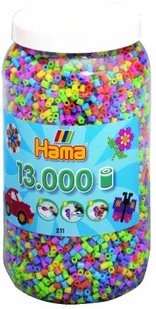 Hama 211-50 - perły dziobowe, 13000-częściowe - Prace ręczne dla dzieci - miniaturka - grafika 1
