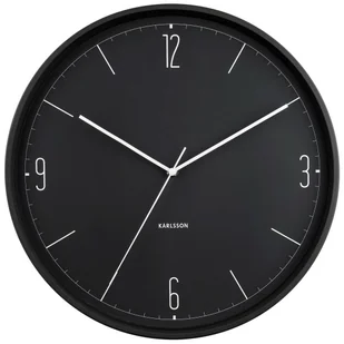 Karlsson 5735BK stylowy zegar ścienny, śr. 40 cm - Zegary - miniaturka - grafika 2