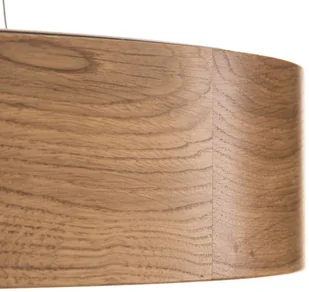 EULUNA Lampa wisząca Kerio,  47 cm, dąb ciemny - Lampy sufitowe - miniaturka - grafika 1